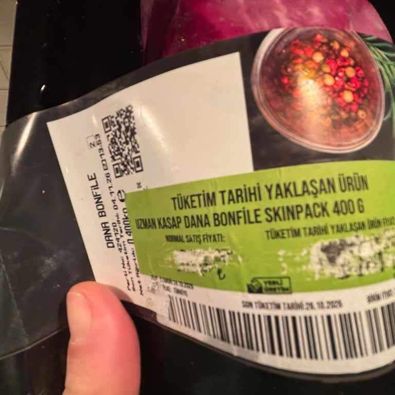 Migros Sanal Market'ten Geçmiş Son Tüketim Tarihli Kasap Eti Gönderildi; İade Talebi