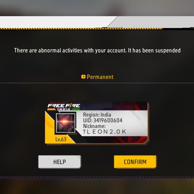 Please Unban My FF ID