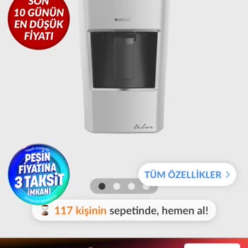Trendyol Bozuk Arçelik Kahve Makinesi İçin Tam İade Talebi