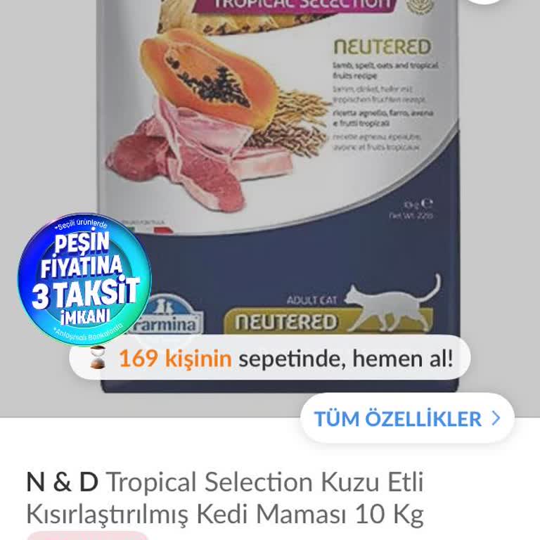 Trendyol Ve Kolay Gelsin Kargosunda 10 Kg Kedi Maması Teslim Edilemedi, İade Bekleniyor