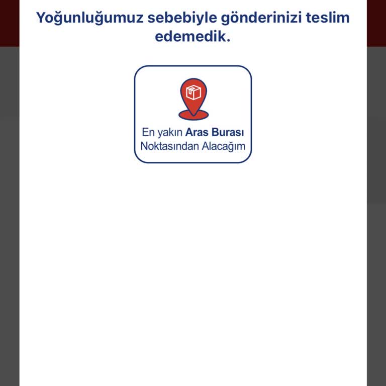 Aras Kargo Keskin’e Teslimat Yapmıyor, Müşteriyi Şubeden Almak Zorunda Bırakıyor