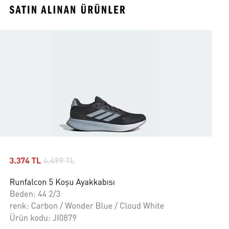 Adidas Ayakkabı İadesinde Ücret Geri Ödenmedi Ve Müşteri Hizmetleri Cevap Vermiyor