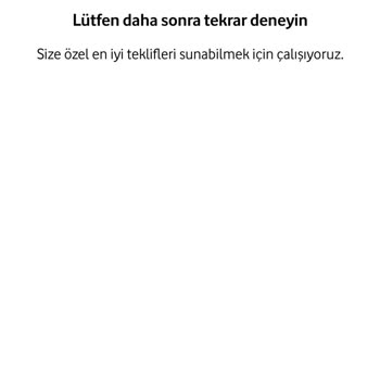 Vodafone Sistem Hatası Nedeniyle Tarife Değişikliği Gerçekleşmiyor