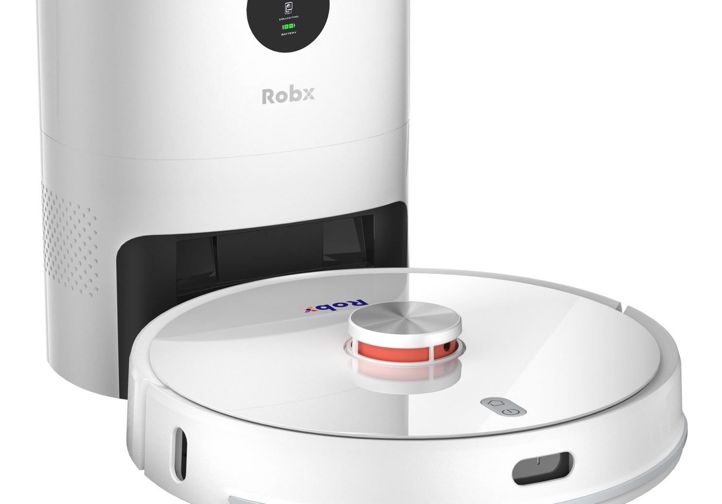 Robx R7 Uv Sterilizasyon Akılı Çöp Boşaltma Üniteli Vacuum ve Mop Robot Süpürge