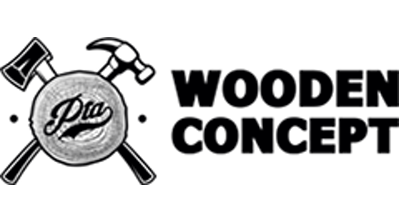 Pta Wooden Concept Logo