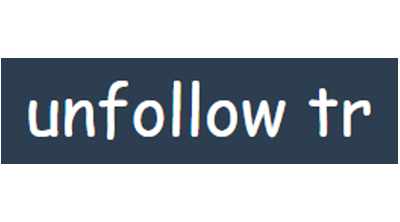 Unfollow Tr Logo