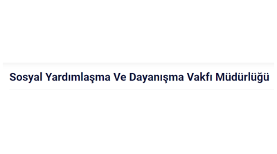 Manavgat Sosyal Yardımlaşma Vakfı Logo