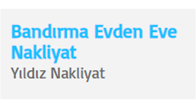 Yıldız Nakliyat (Bandırma)