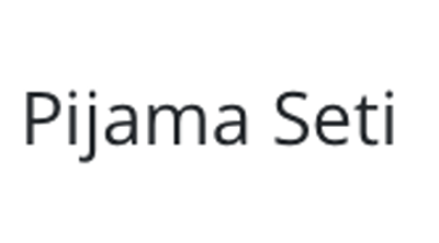 Pijama Seti Logo