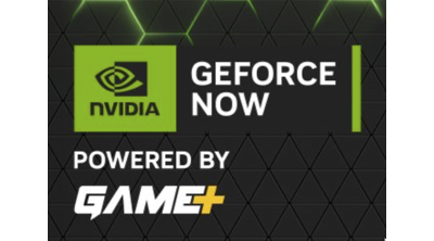 GeForce NOW powered by GAME+ Logo