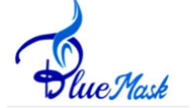 Blue Mask Logo