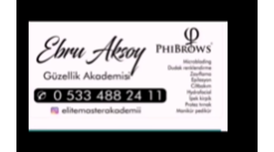 Ebru Aksoy Phibrows (Elite Master Akademi)