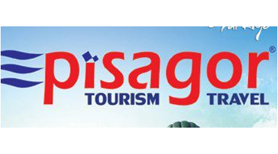 Pisagor Tourism Travel Logo