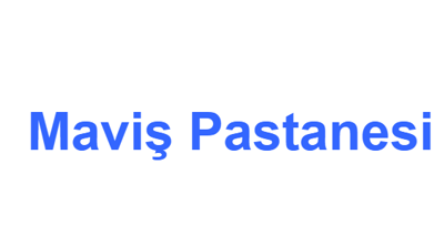 Maviş Pastanesi Logo