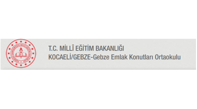 Gebze Emlak Konutları Ortaokulu Logo