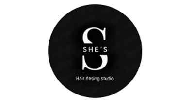 She's Hair Design Studio Logo