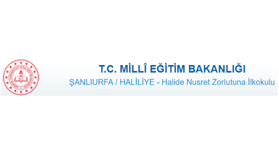 Halide Nusret Zorlutuna İlkokulu (Şanlıurfa) Logo
