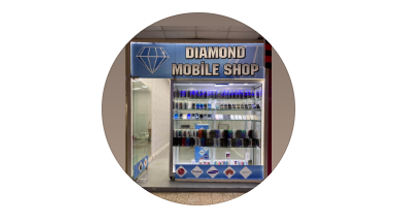 Diamond Mobile Shop Logo