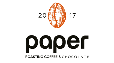 Paper Roasting Coffee & Chocolate Logo