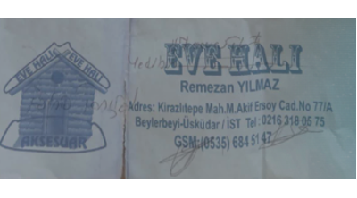Eve Halı | Üsküdar