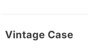 Vintage Case Logo