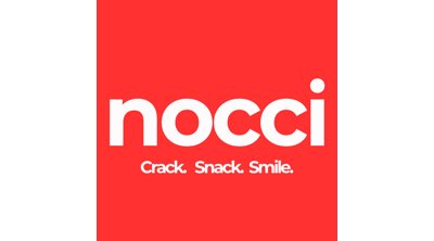 Nocci | Crack. Snack. Smile Logo