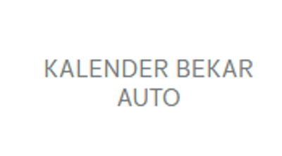 Kalender Bekar Auto | Kayseri Logo