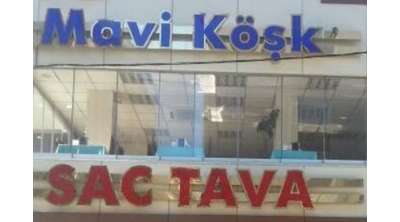 Mavi Köşk Saç Tava Logo
