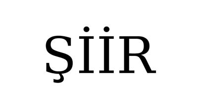 Şiir Tekstil Logo