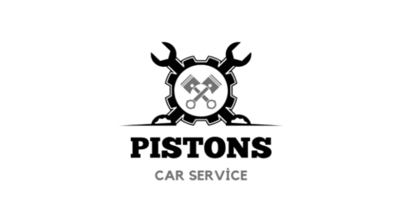 Pistons Car Service Logo