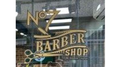 No7 Barber Shop Logo