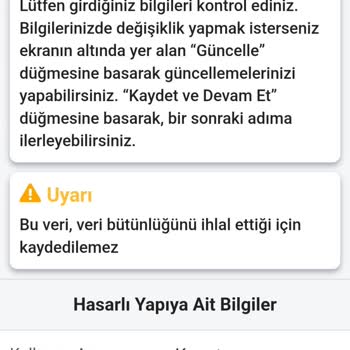 Hah sahipliği başvurusu için tüm bilgileri eksiksiz girdiğim halde "veri bütünlüğü ihlali" diye bir uyarı çıkıyor ve başvuruyu kabul etmiyor ne yapmamız lazım acil geri dönüş sağlanacak mı acaba bunu buraya yazıyoruz ama sonuç ne olacak? Başvuruyu yapamazsak ev teslim alamayacağız lütfen yazdım!