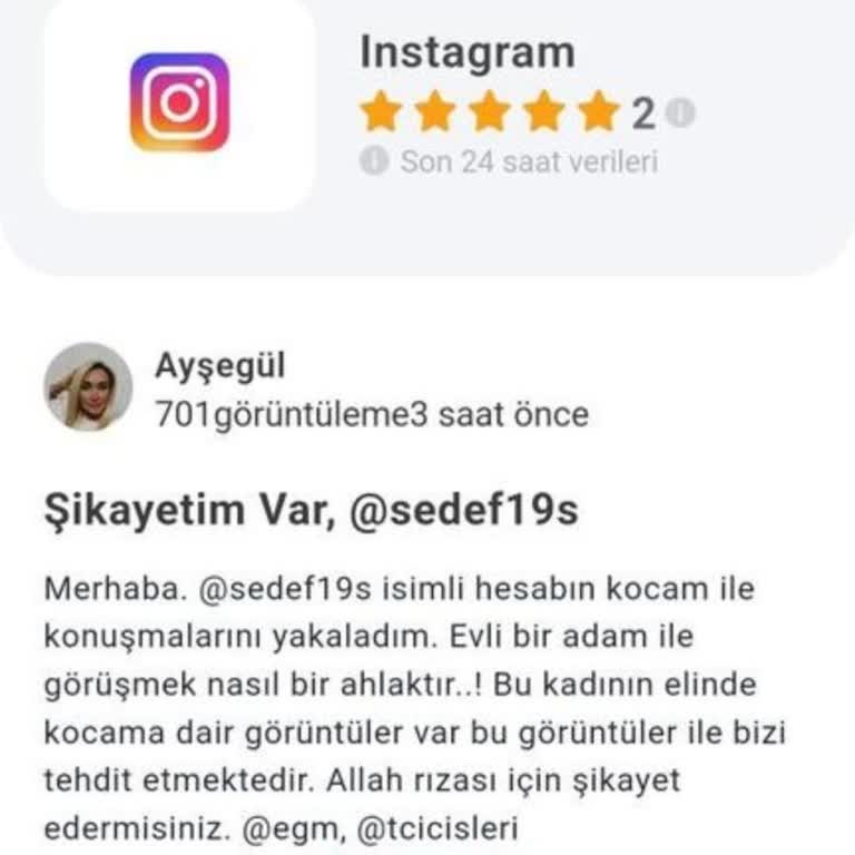 Başkasının hesabını çalıp onlar kendisi atıyorlar böyle şikayet var diye hakkında aynısı başıma geldi