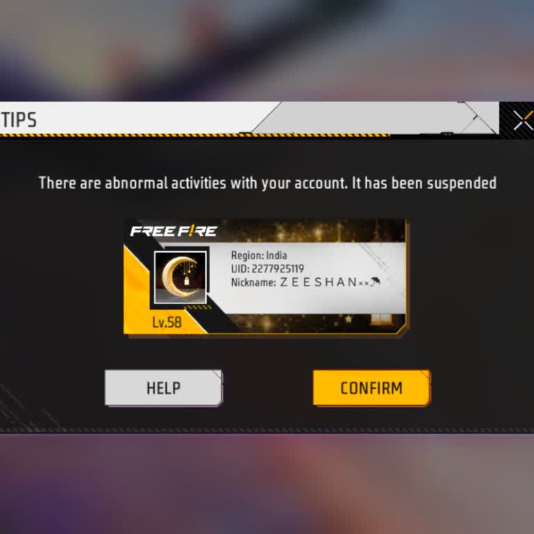 My Free Fire account ID is banned. K*** from the Free Fire team banned my ID. Please check the ID and have the support or police team review it.