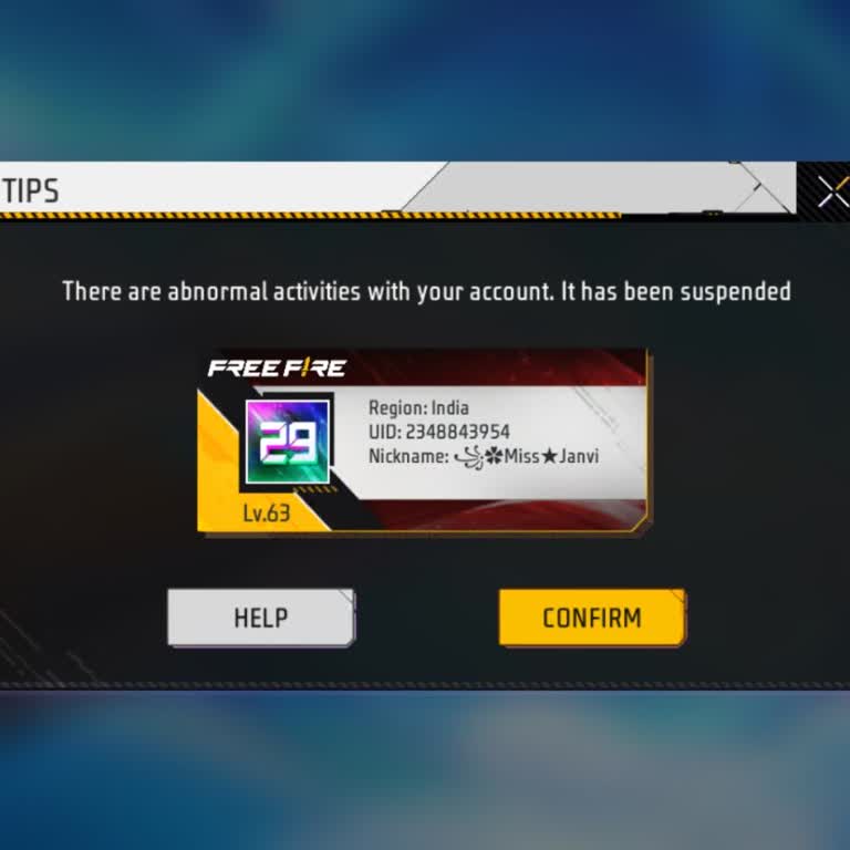 Garena team, please help me. My Free Fire account has been suspended. My UID is 2348843954. My account was hacked by my friend without my permission. I had no idea. Because of this, Garena suspended my account. I’ve invested 73,000 rupees in it. Please help solve my problem. If any random player can help, please contact me. My Instagram is @maxi_decorations. Please reach out to me.
