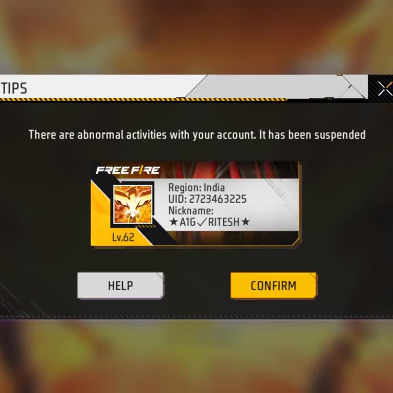 Please recover my FF ID.