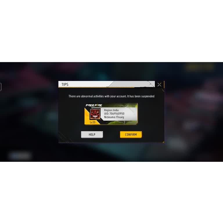 Free Fire Max login ban