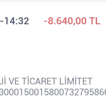 Siz ne kadar sorumsuz bir firmaymışsınız. Her seferinde beni ve benim gibi onlarca vatandaşı oyalayıp duruyorsunuz. Şu paramı bir an önce iade edin. Bugün tam 40 gün oldu halen paramı iade etmediniz. Sizi mahkemeye verdim. Ayrıca Ticaret Bakanlığı ve CİMER'e de şikayet ettim. Tüketici Hakem Heyeti'ne şikayet ettim. Artık bu iş adalet önünde çözülecek.
Benimle yaptığınız yazışmalar vaatleri de delil olarak mahkemeye verdim. Bundan sonrası adalet önünde çözülecek.
Bu ayıbınızı bir an önce çözün.