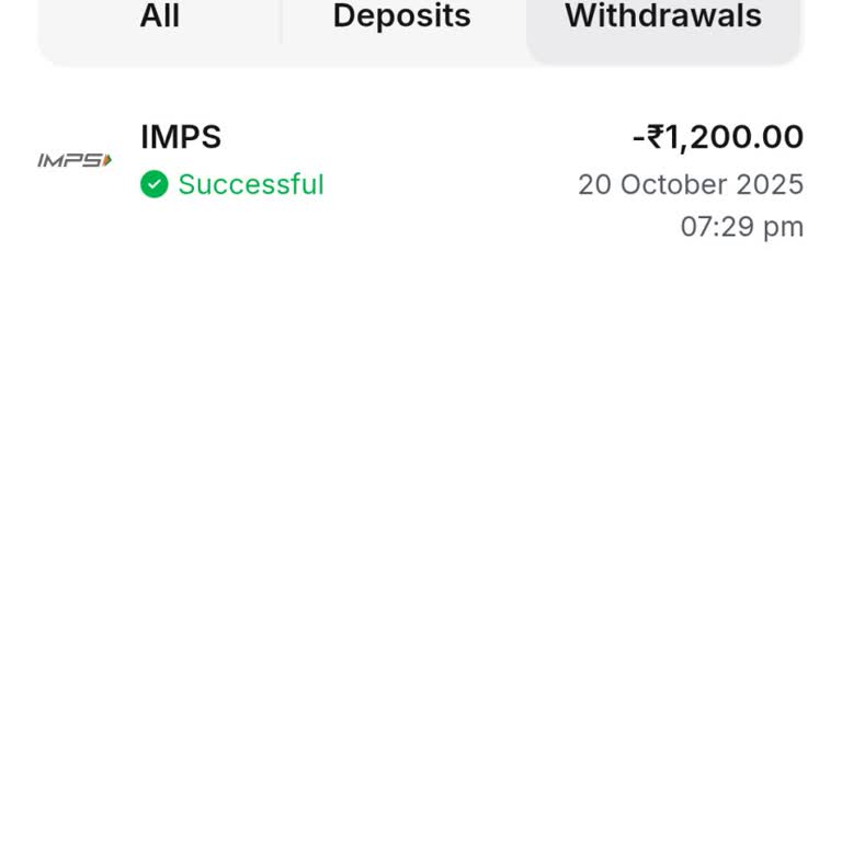 Withdrawal was not received.